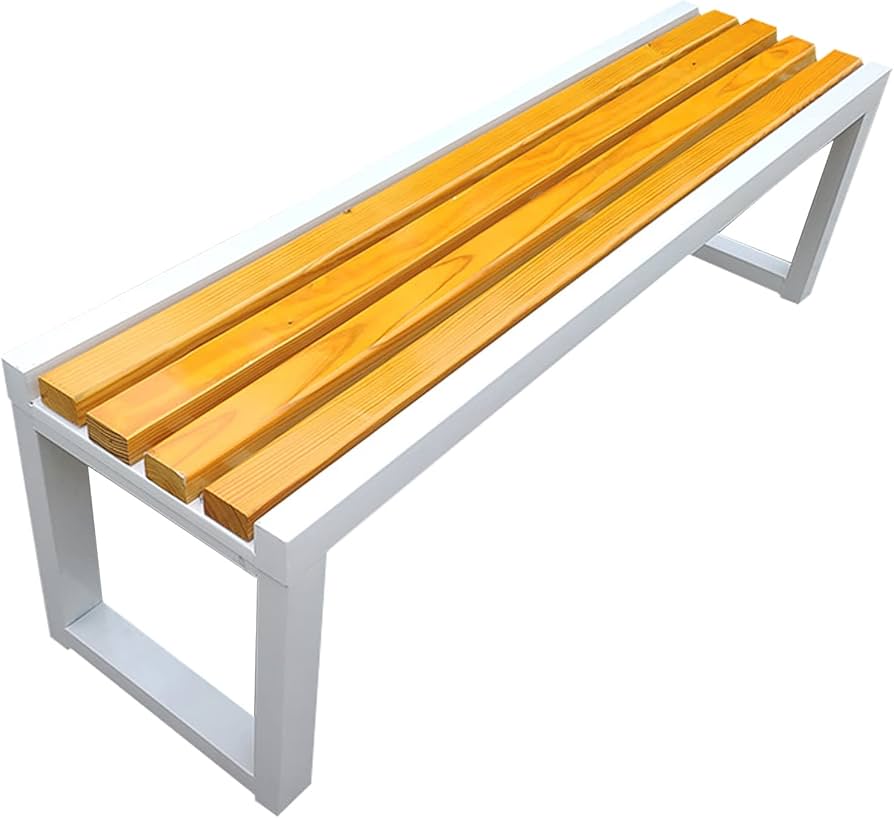 Amazon.co.jp: TRAGLO ガーデンベンチ 屋外 縁台 木製ベンチ 幅120/150