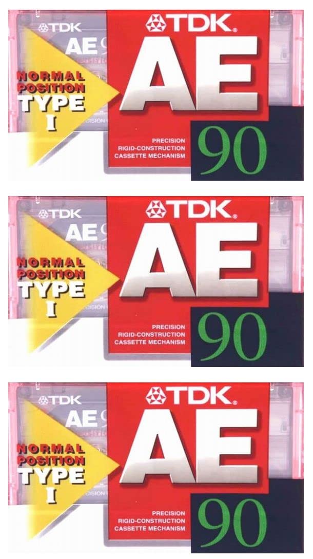 Amazon | TDK カセットテープ AE 90分 3本セット AE-90x3F