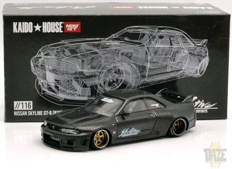 Amazon | Mini GT KAIDO HOUSE NISSAN SKYLINE GT-R (R33) ACTIVE