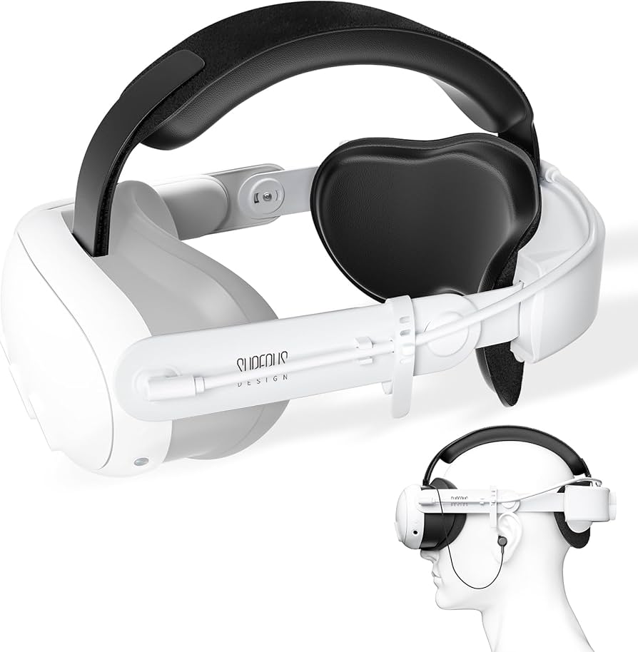 Amazon.com: SUPERUS Battery Head Strap for Quest 3S/Quest 3 with