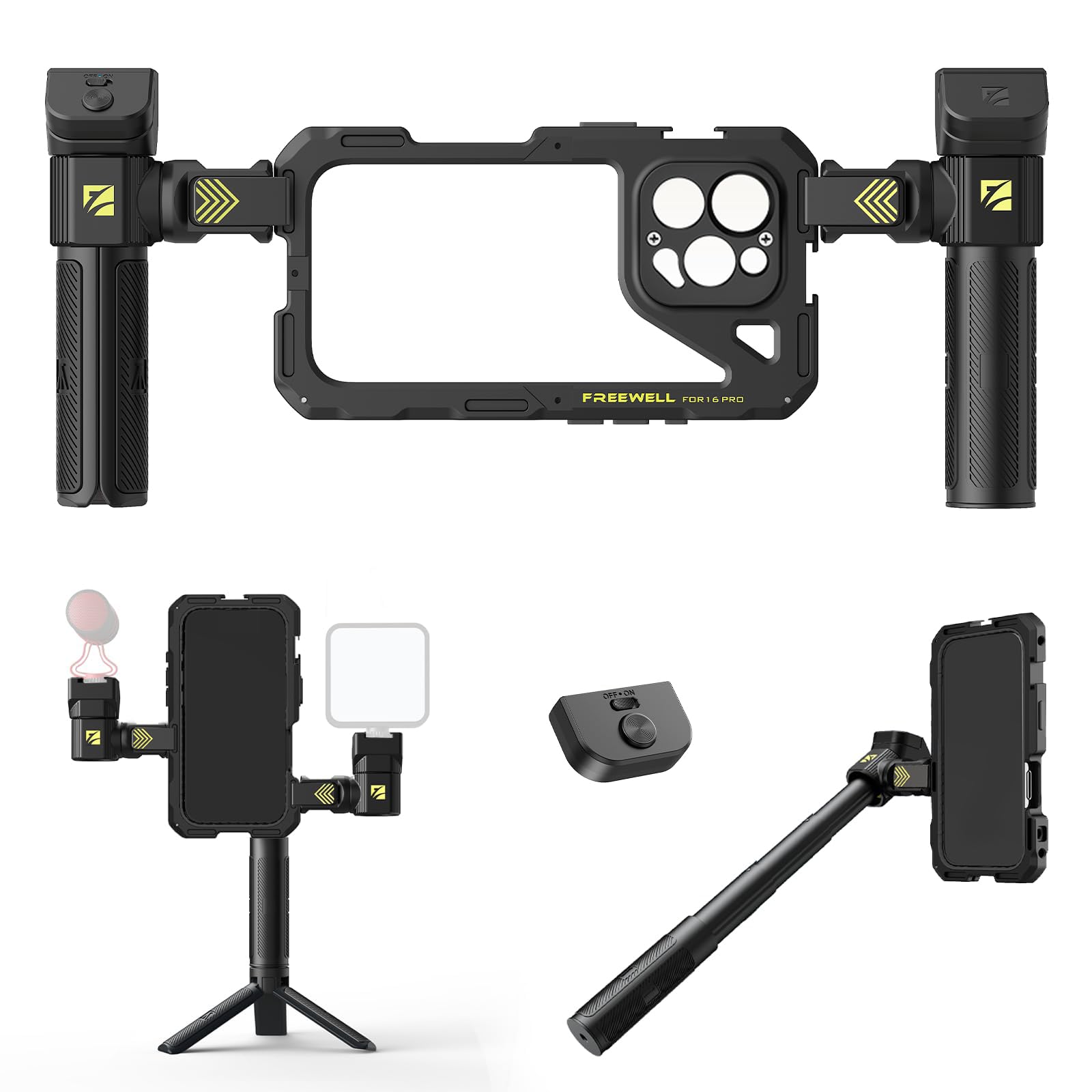 Amazon.com: Freewell Genius Rig Cage for iPhone 16 Pro - Tool-Free