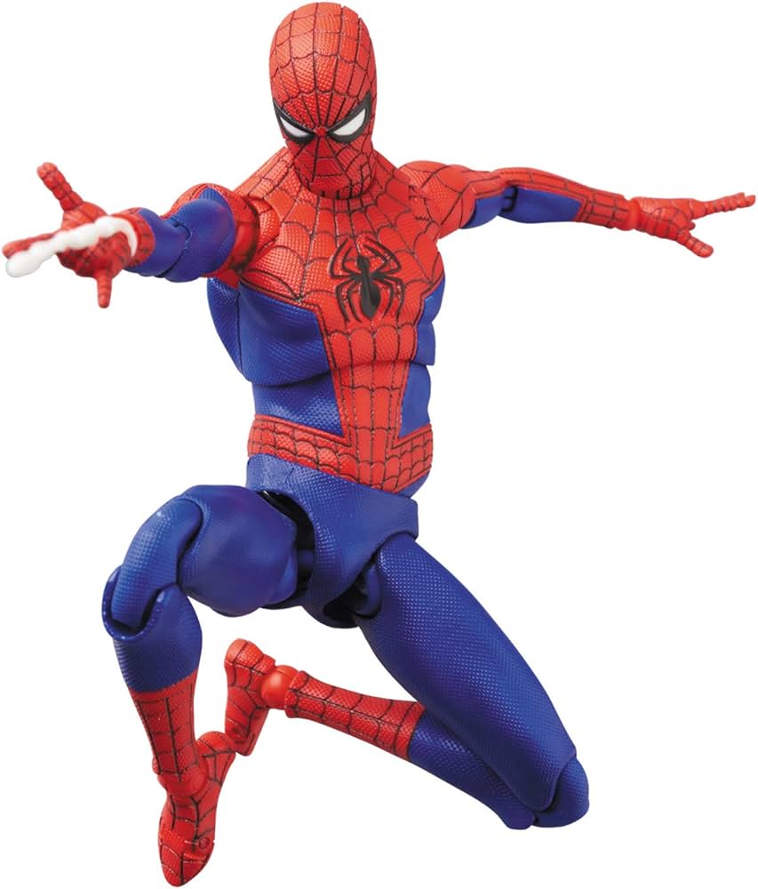 Amazon.com: MEDICOM TOY MAFEX No.235 Spider-Man (Peter B Parker