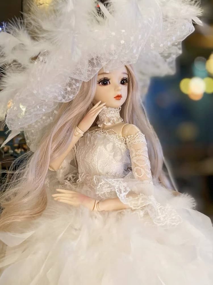 Amazon.co.jp: BJDドール 60cm！ウエディング ドール 球体関節人形 SD