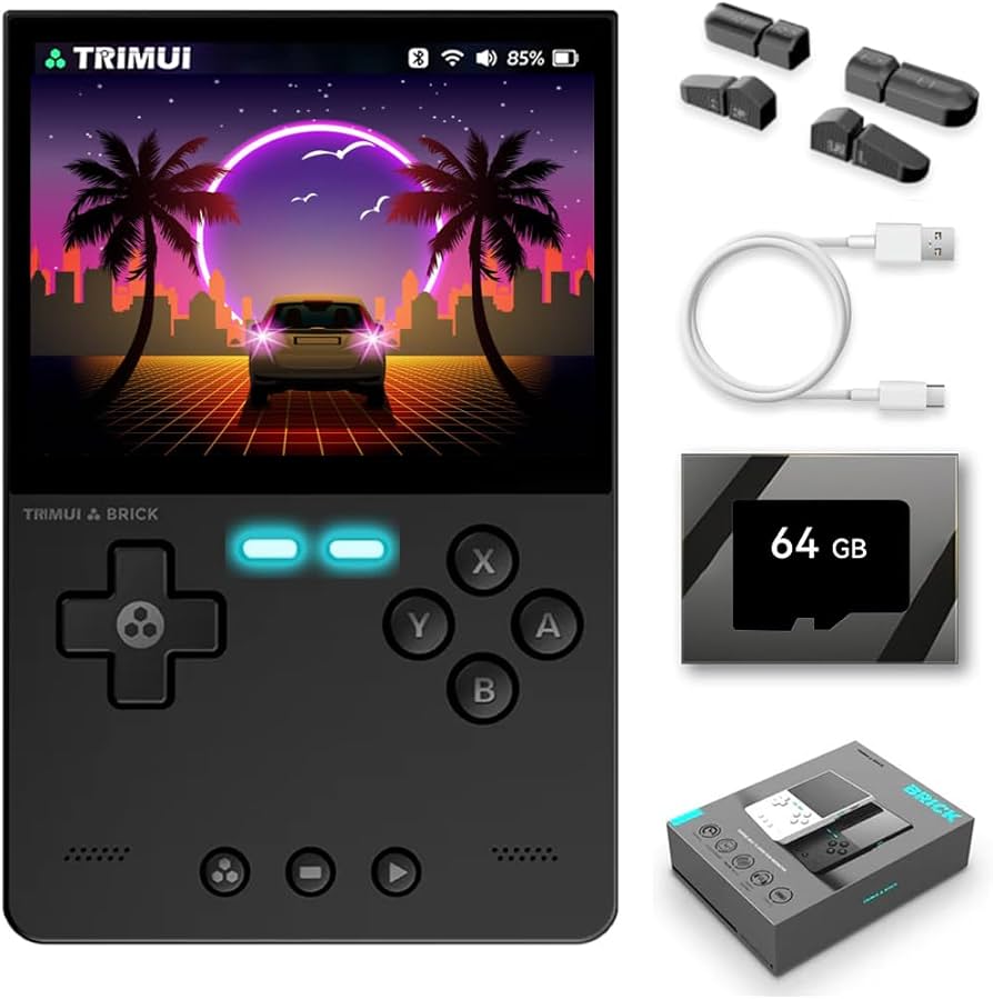 Amazon | TRIMUI Brick レトロハンドヘルドゲームコンソール 64G TF