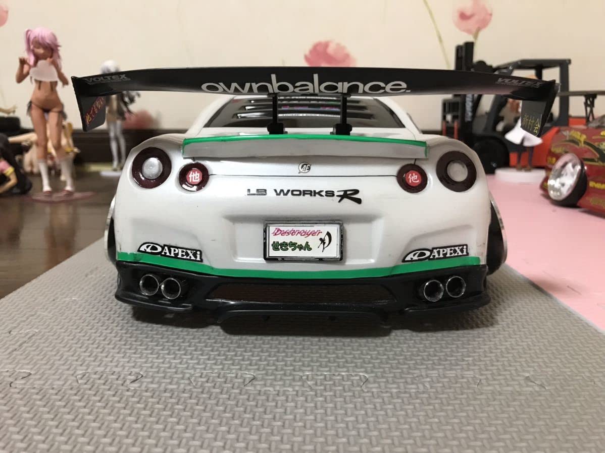 Amazon.co.jp: 1/10 日産 GT-R R35 LB ラジコン ボディ ウィング