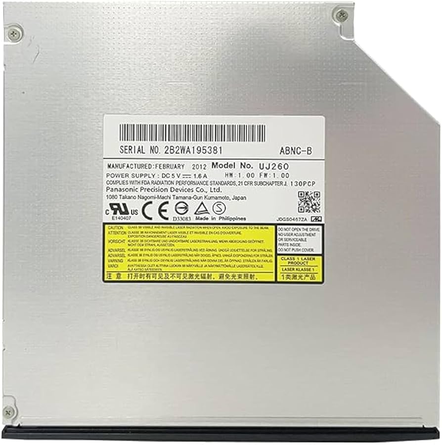 Amazon.com: JOYIN-BURN UJ-260 UJ260 6X Blu-RAY BD-RE DVD Rewriter