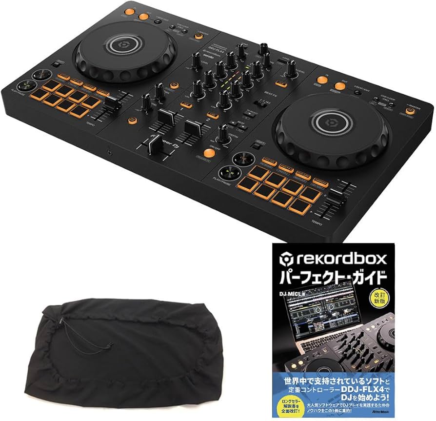 Amazon | DJコントローラー DDJ-FLX4 + 教則本 + ダストカバー セット