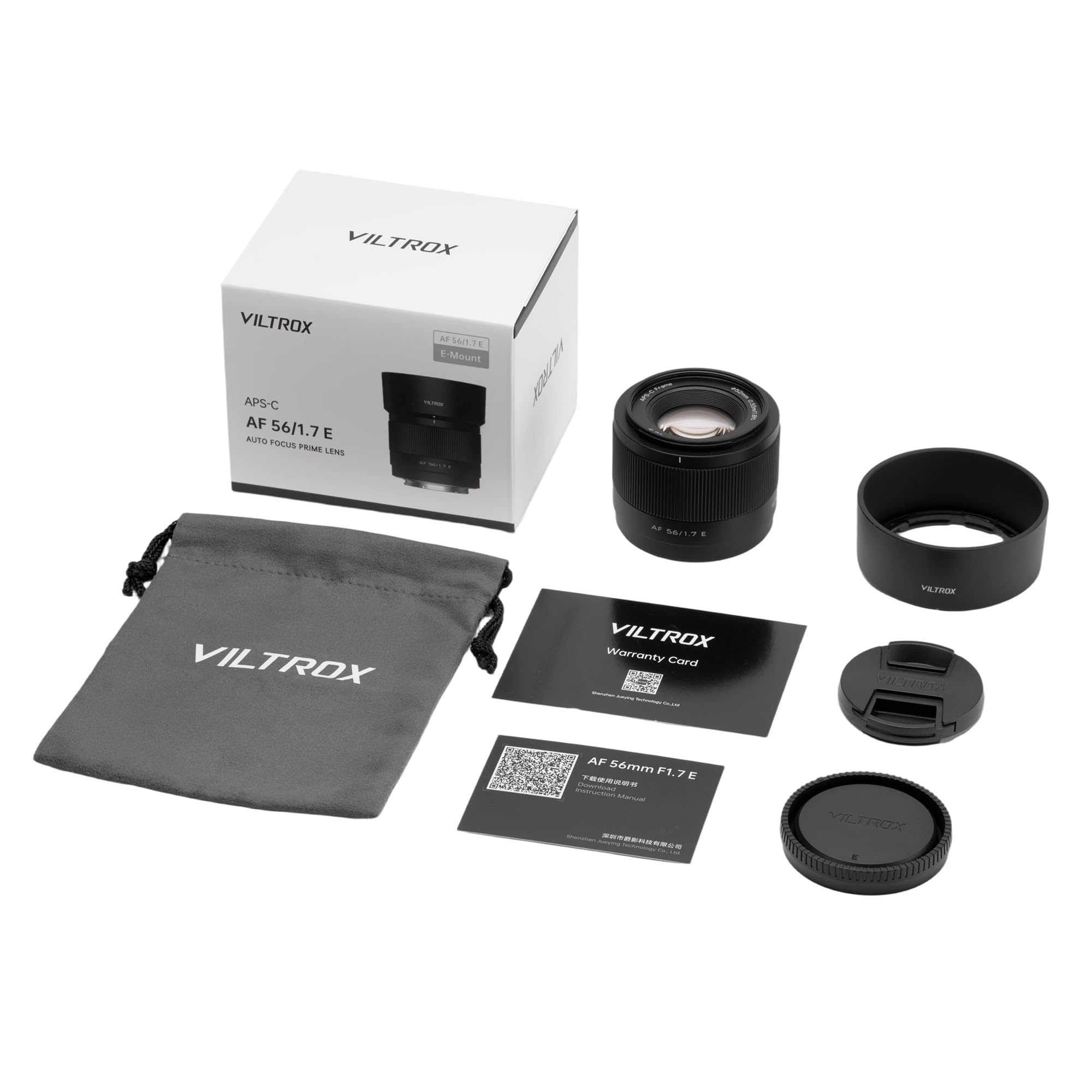 Amazon.com : VILTROX 56mm f/1.7 E Lens for Sony, 56mm APS-C E