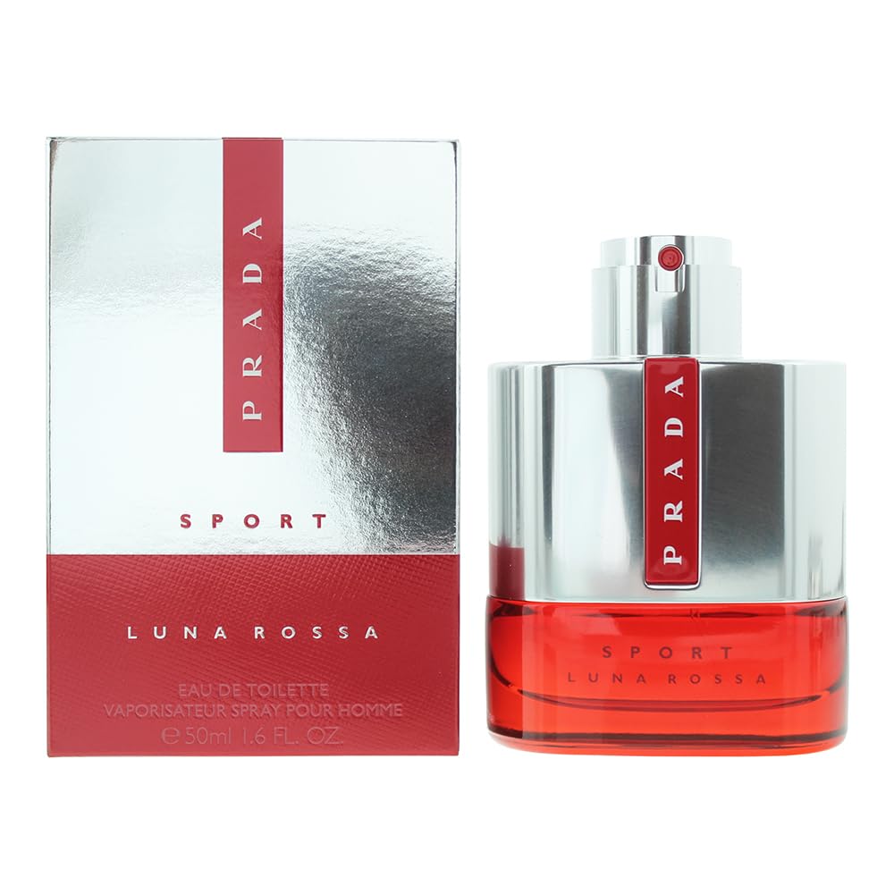 Amazon.com : Prada Luna Rossa Sport Eau de Toilette 1.7 oz/ 50 mL