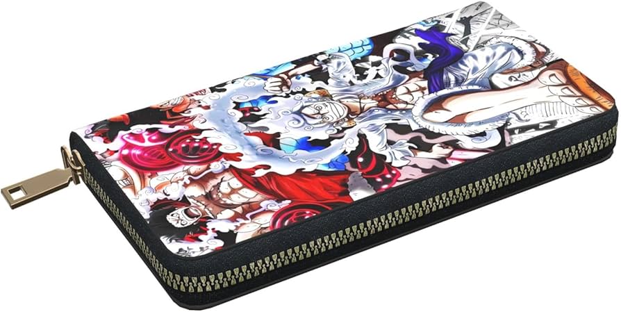 Amazon.co.jp: 財布 ワンピース ルフィ One Piece ギア5 長財布 レザー