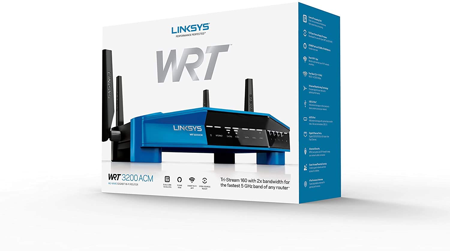 Amazon.com: Linksys WRT3200ACM: AC3200 Dual-Band Gigabit Wi-Fi