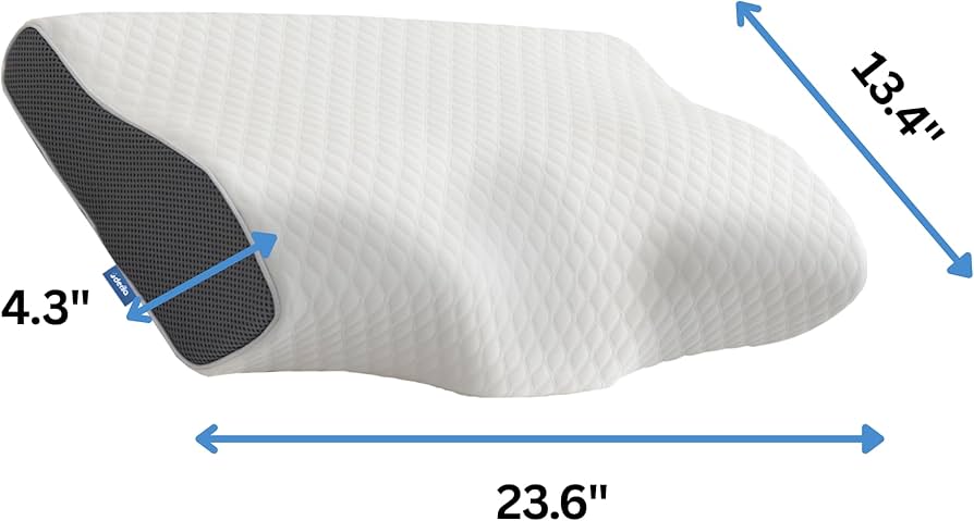 Amazon｜Derila キングサイズ 首枕 睡眠用 頸椎枕 低反発素材 横向き寝