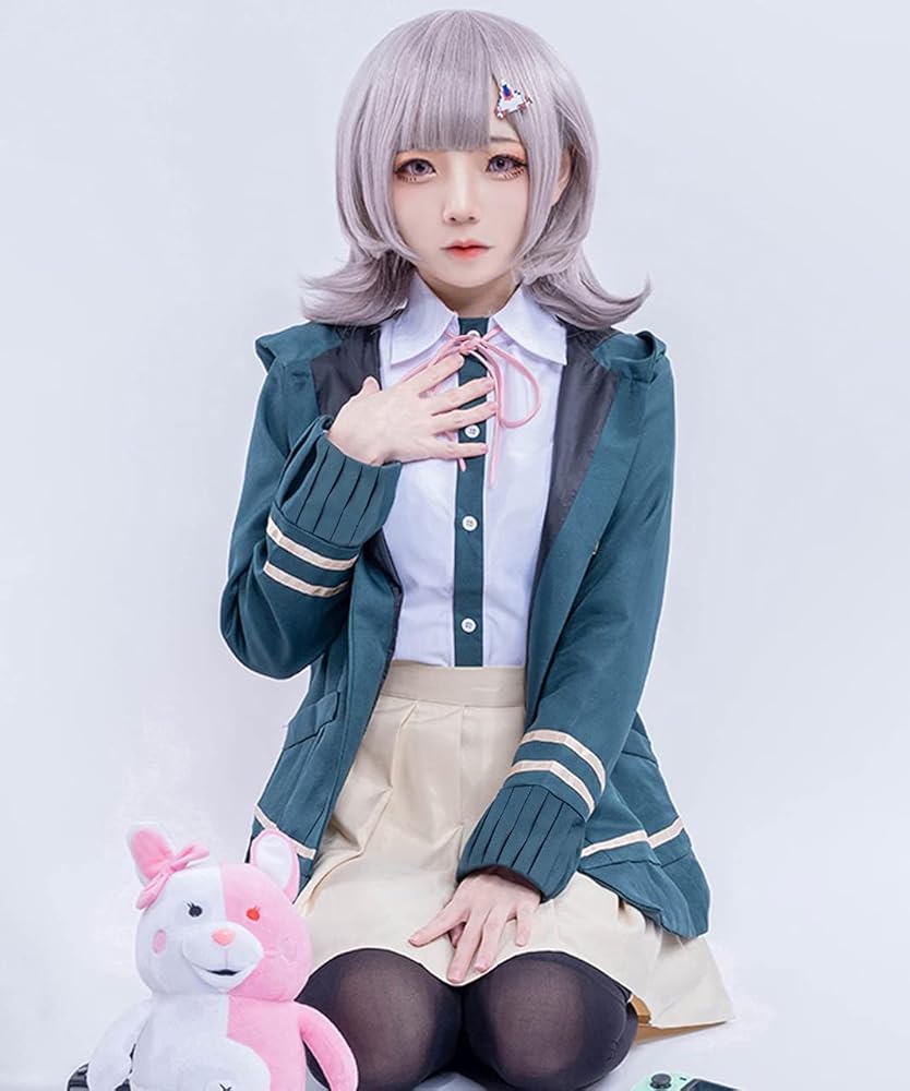 Amazon.co.jp: [milky time] ウィッグ付き 七海千秋 コスプレ