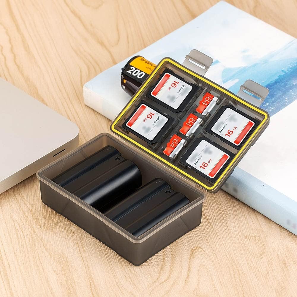 Amazon.co.jp: KIWIFOTOS 多機能 カメラバッテリーケース & メモリー