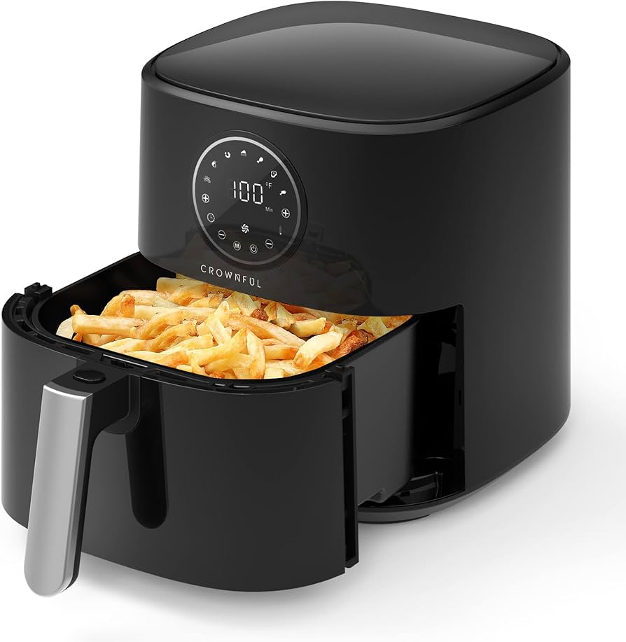 Amazon.co.jp: CROWNFUL ノンフライヤー 【4.8L大容量 2-5人前】 エア