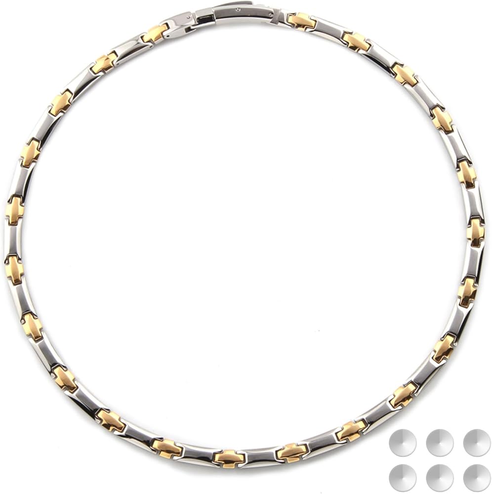 Amazon | [はち] 23粒 純度99.99％ ゲルマニウムネックレス メンズ