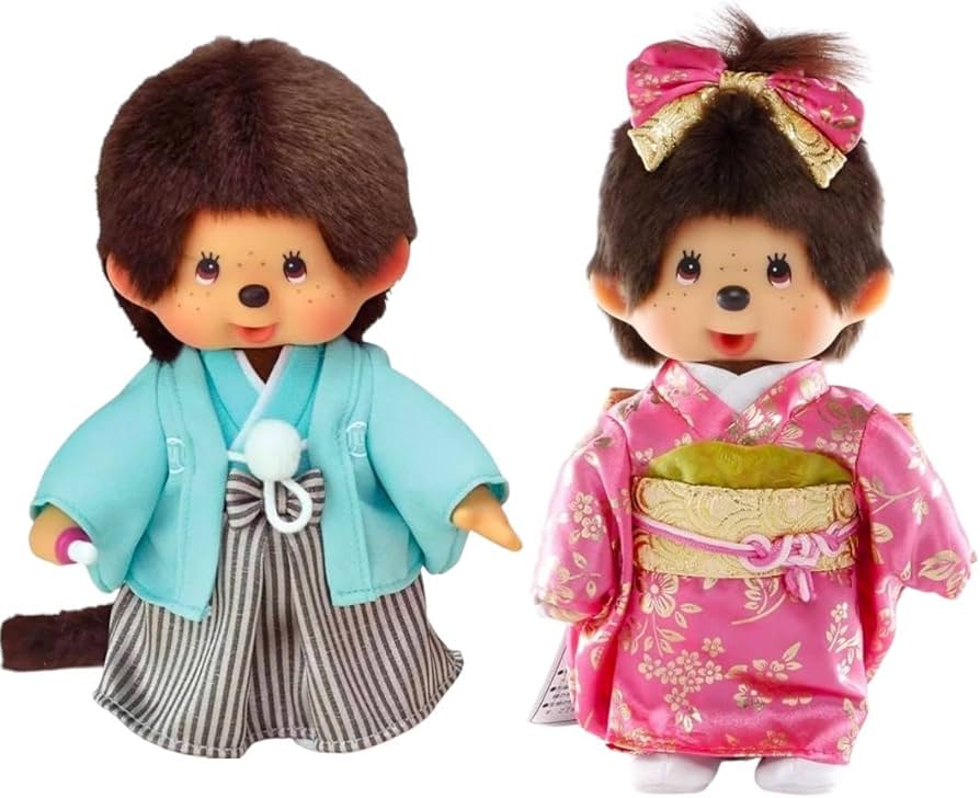 Amazon.co.jp: モンチッチ ぬいぐるみ 男の子 S 紋付袴 振袖モンチッチ