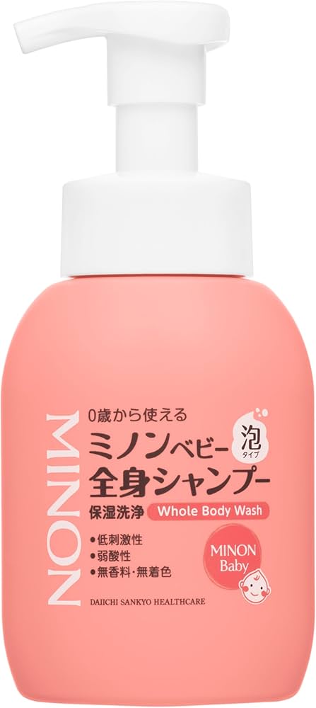 Amazon.co.jp: MINON(ミノン) ベビー全身シャンプー 本体ボトル 350mL