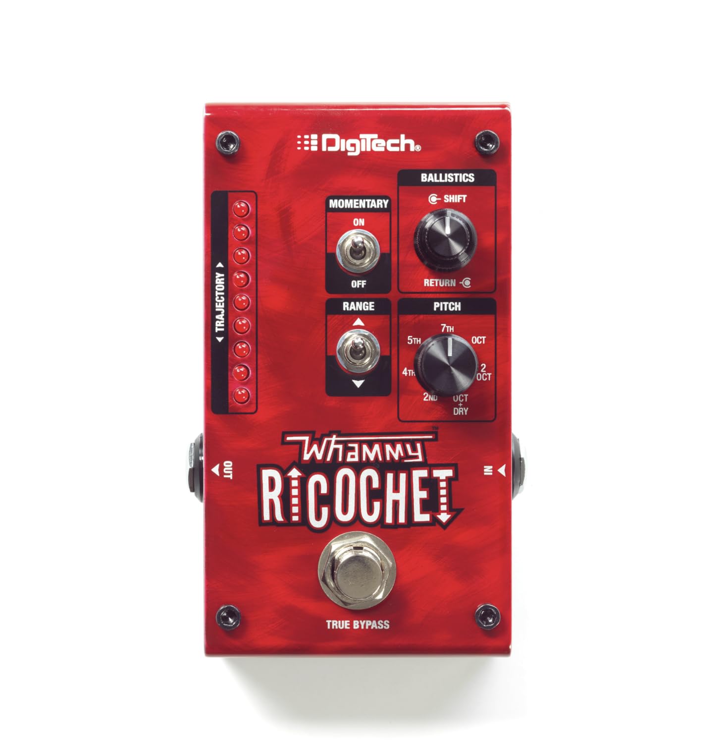 Amazon.com: Digitech Mini Guitar Pitch Effect Pedal, Red (WHAMMY