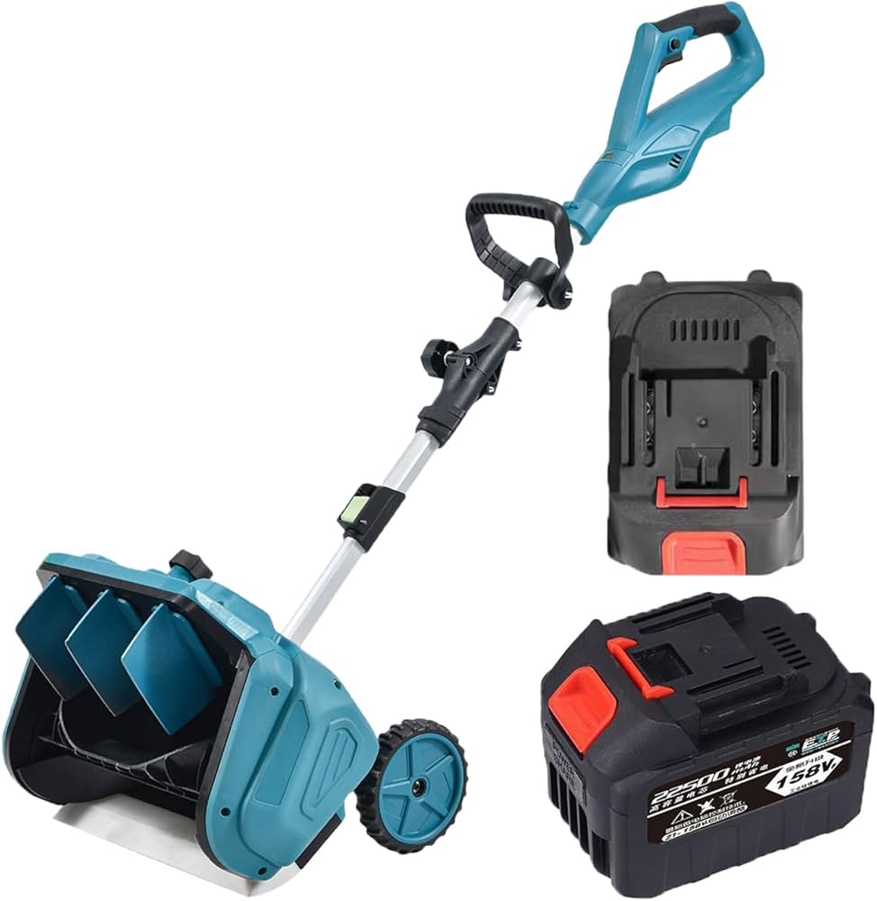 Amazon.co.jp: 電動除雪機 充電式スノーショベル 除雪機 除雪器具 電動