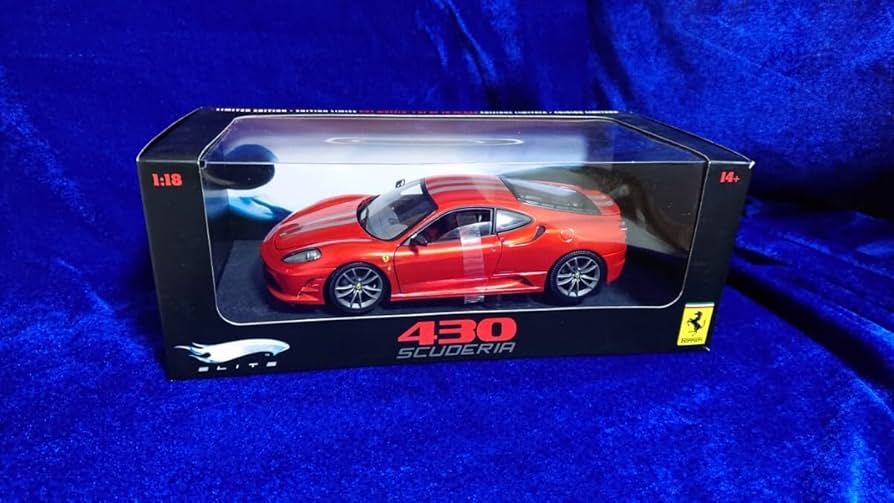 Amazon | 1/18 Ferrari 430 Scudelia MATEL HOT WHEEL ELITE