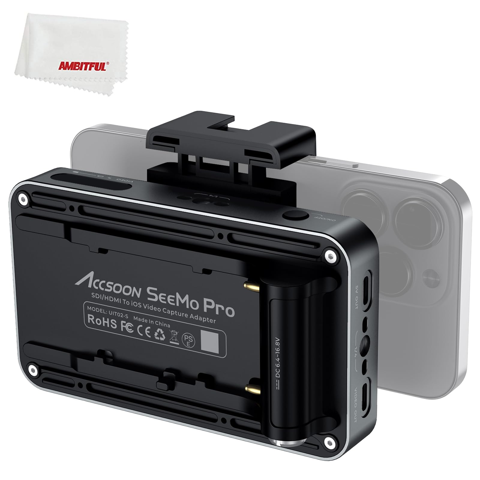 Amazon | Accsoon SeeMo Pro ビデオ送信機 HDMI&USBモニタリング
