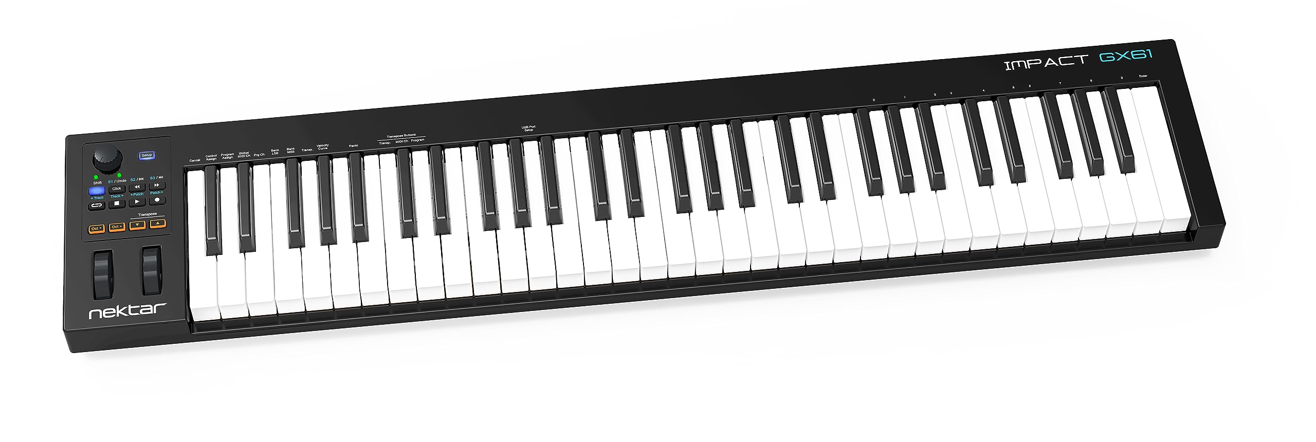 Amazon.com: Nektar Impact GX61 USB MIDI Controller Keyboard