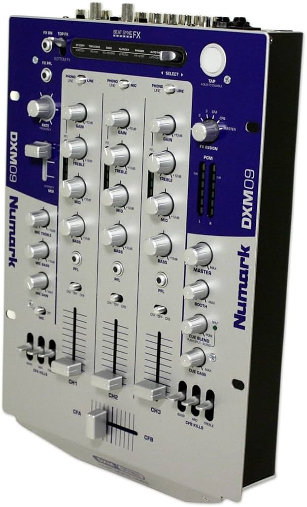 Numark DXM09 Digital Scratch DJ Mixer : Amazon.com.au: Musical