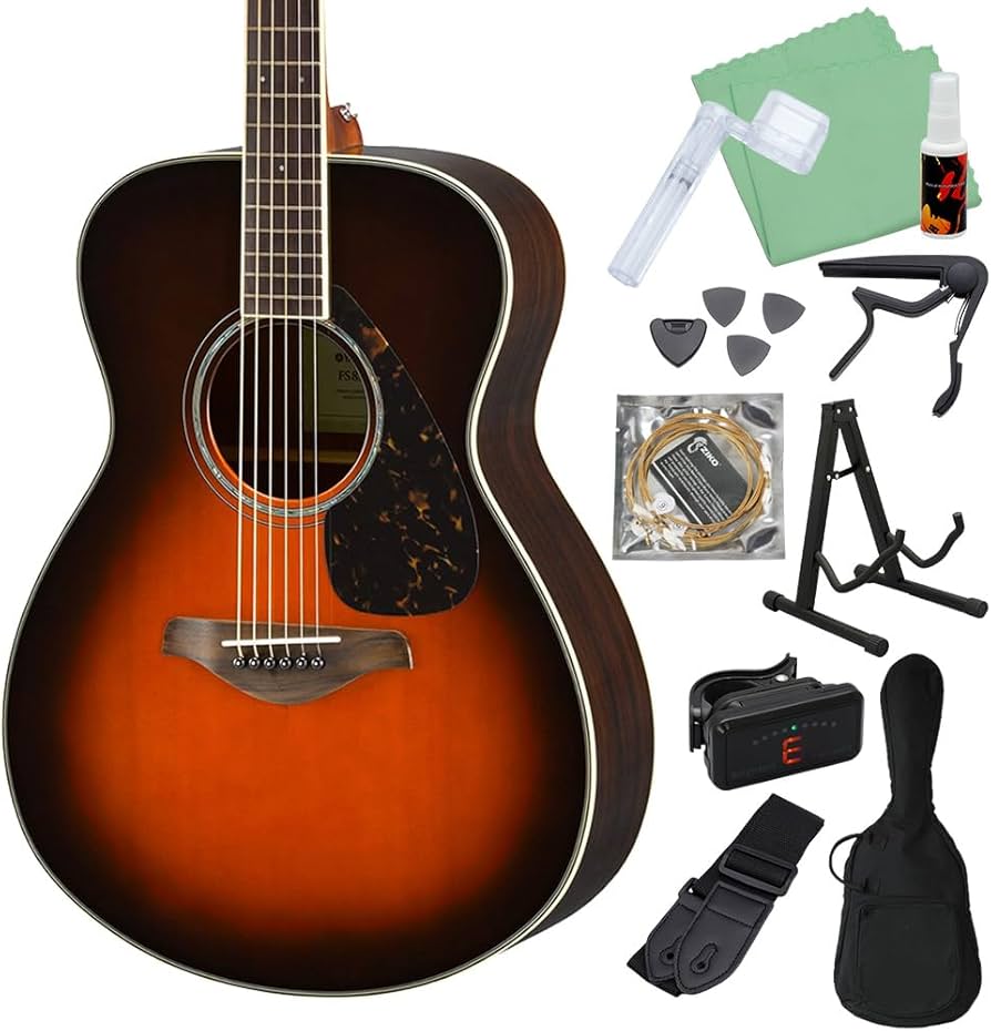 Amazon | YAMAHA FS830 TBS アコースティックギター初心者12点セット