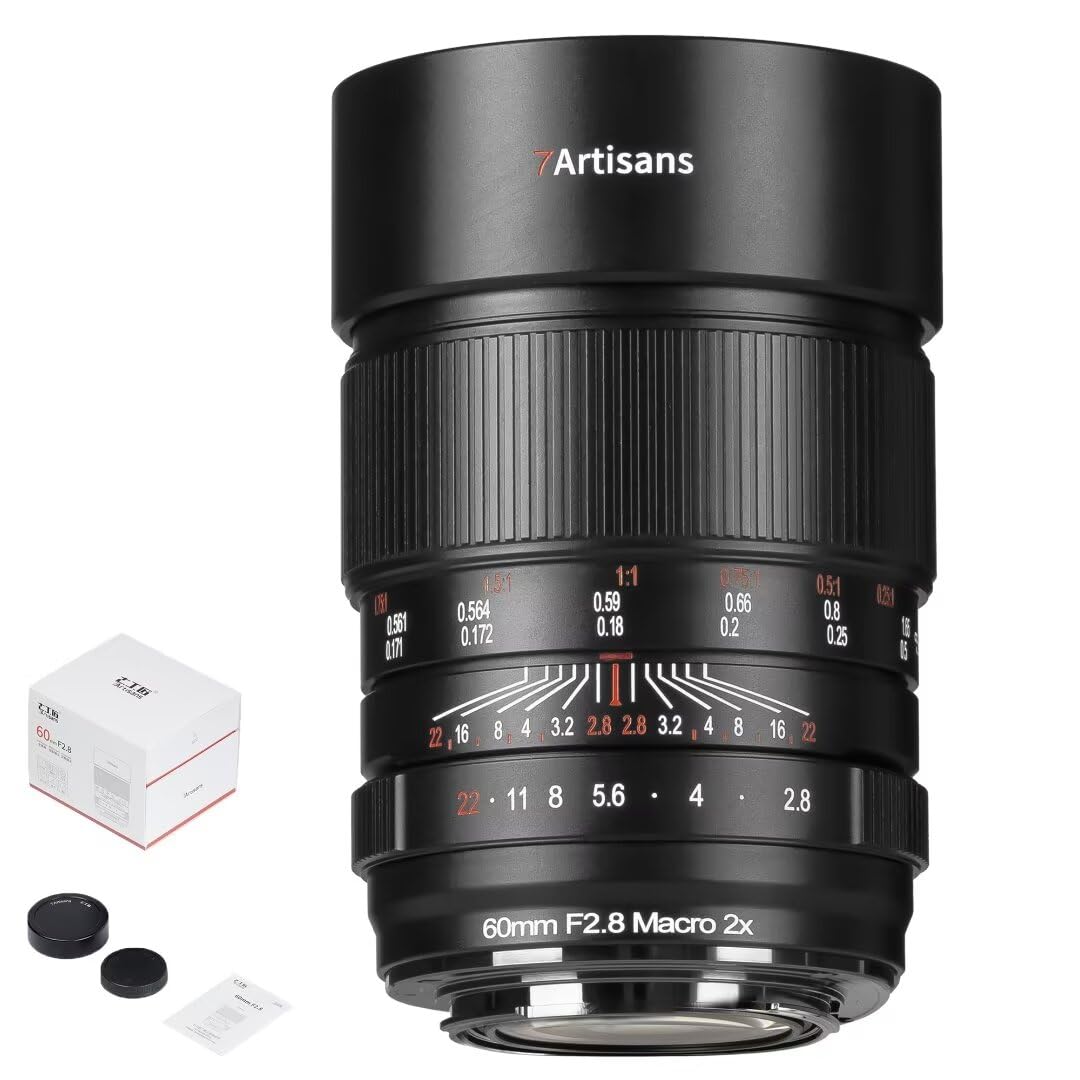 Amazon.co.jp: 7artisans 60mm F2.8 マクロ2Xレンズ Nikon Zマウント用