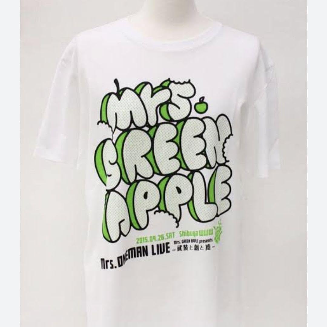 Amazon.co.jp: 初ワンマン記念 Mrs.GREEN APPLE Tシャツ Mサイズ