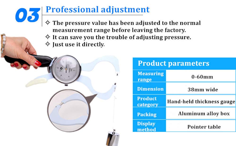 Amazon.co.jp: Skinfold 体脂肪キャリパーセット スキンフォールド