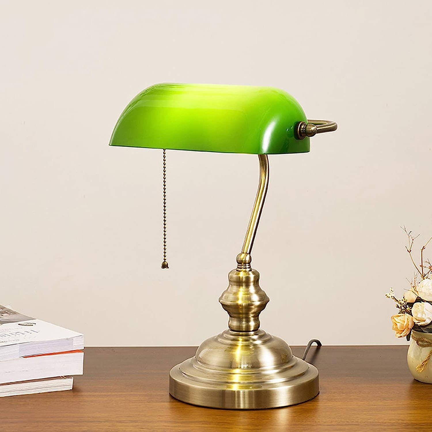 Amazon.co.jp: デスク ランプ ヴィンテージ バンカーズ ランプ