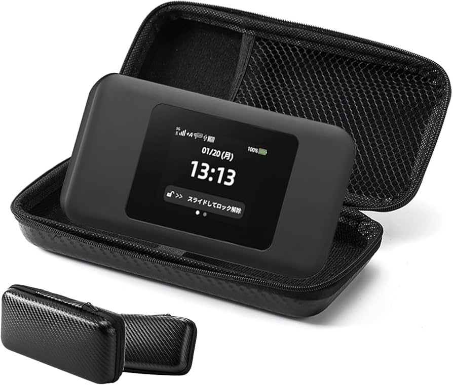 Amazon.co.jp: For au/UQ Speed Wi-Fi 5G 01 用 ケース 収納バッグ