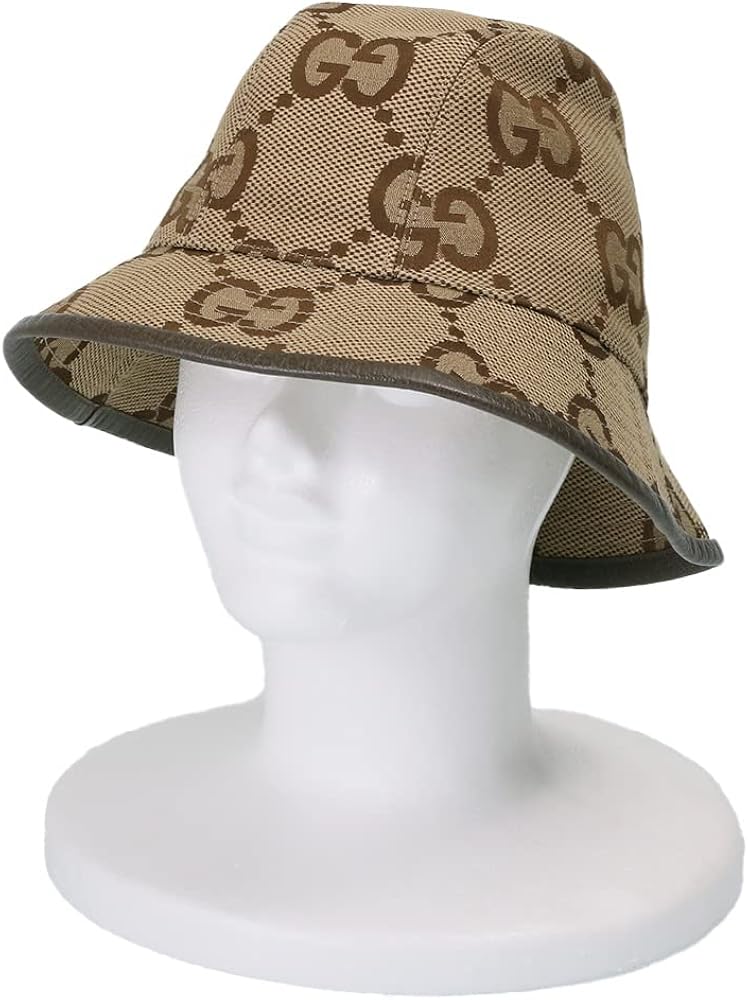 Amazon | [グッチ] ハット メンズ ジャンボ GG キャンバス バケット