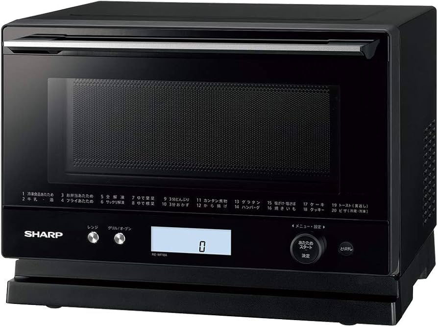 Amazon | シャープ オーブンレンジ PLAINLY ワイドフラット 18L