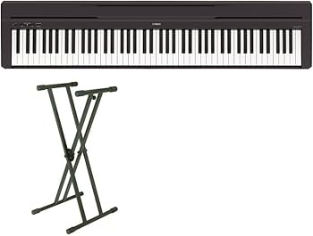 Amazon | YAMAHA P-45B ＆ X型スタンドセット 電子ピアノ 88鍵盤