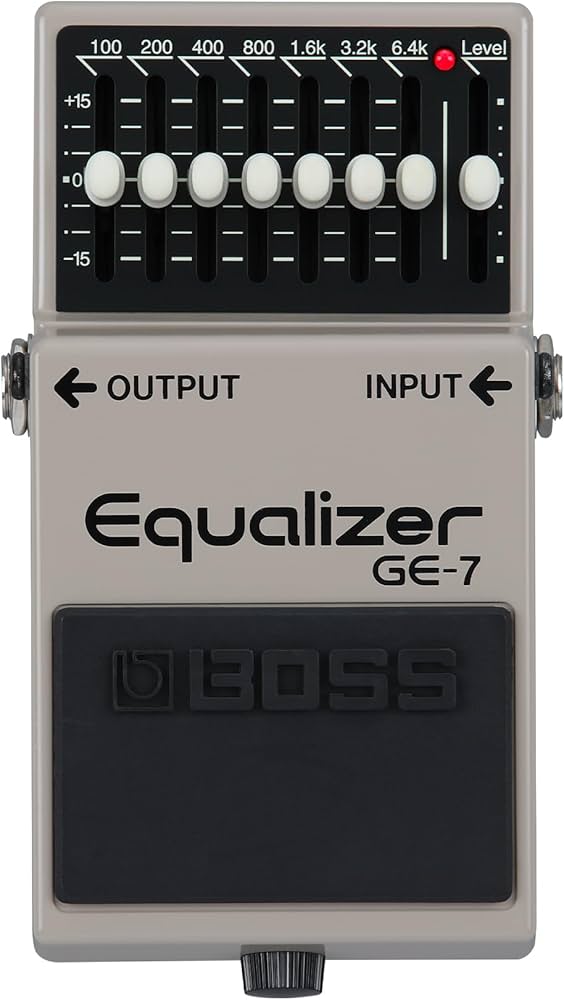 Amazon.com: BOSS GE-7 Equalizer | Compact Graphic Equalizer Pedal