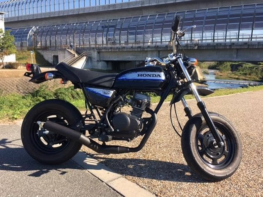 Amazon | PRETTY RACING製 エイプ50 APE ショート管 黒 マフラー