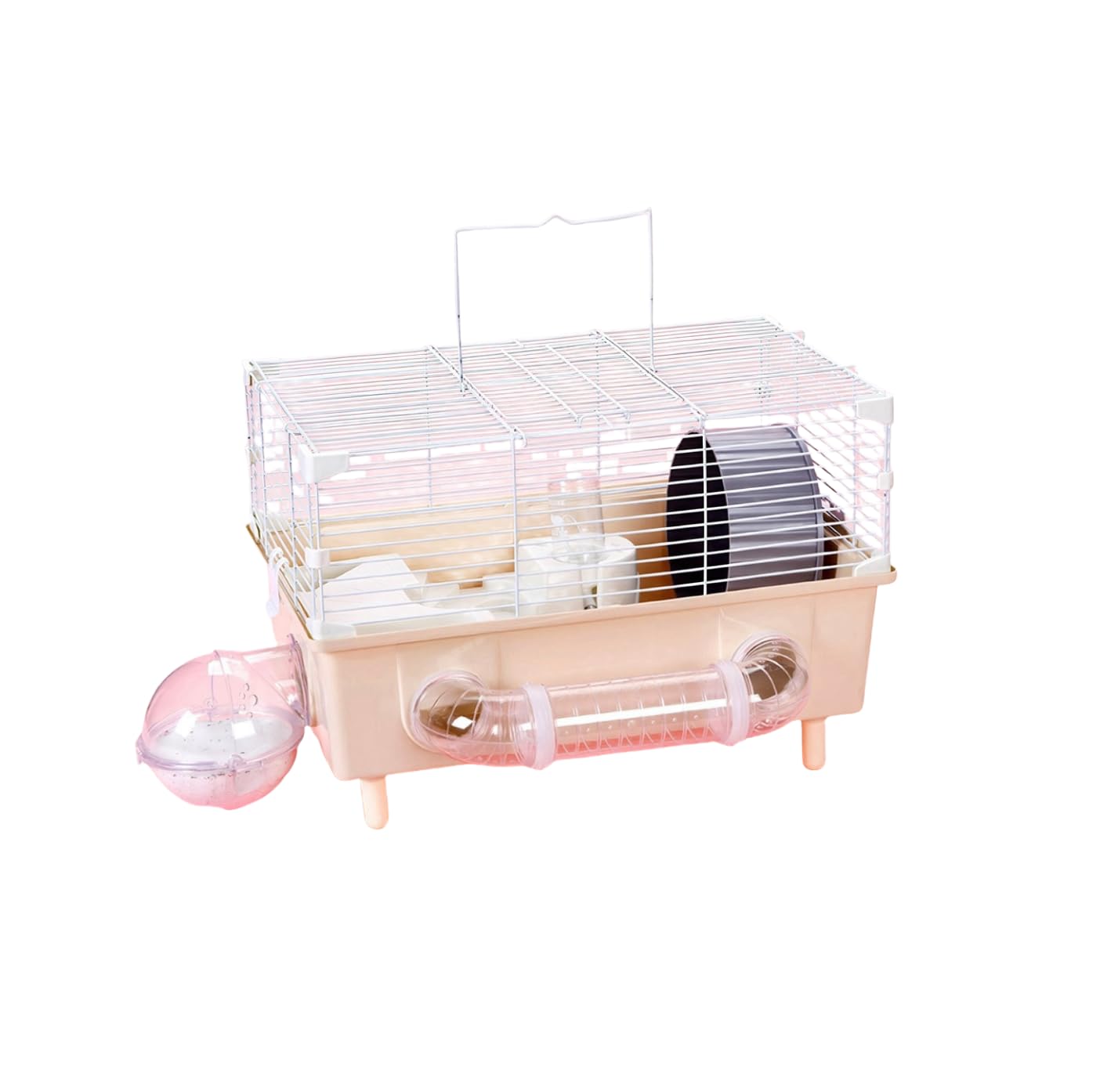 Amazon | ハムスター ケージ 大きい 2階建て 飼育キット セット 7点