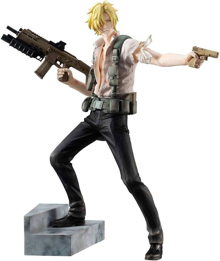 Amazon.com: Banana Fish: Ash Lynx GEM Series PVC Figure : Toys & Games