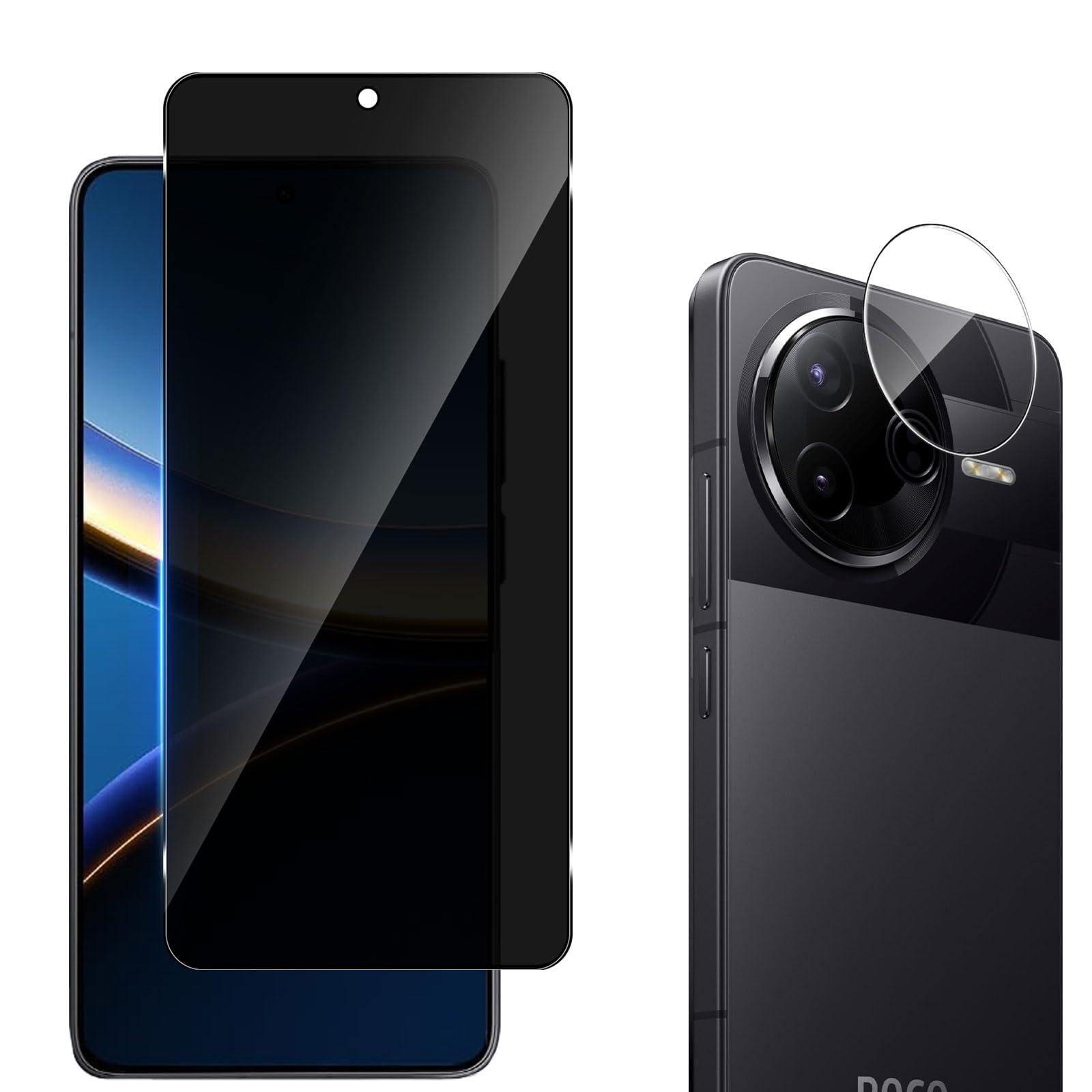 Amazon | 【覗き見防止】For Xiaomi POCO F7 PRO/F7 Ultra ガラス