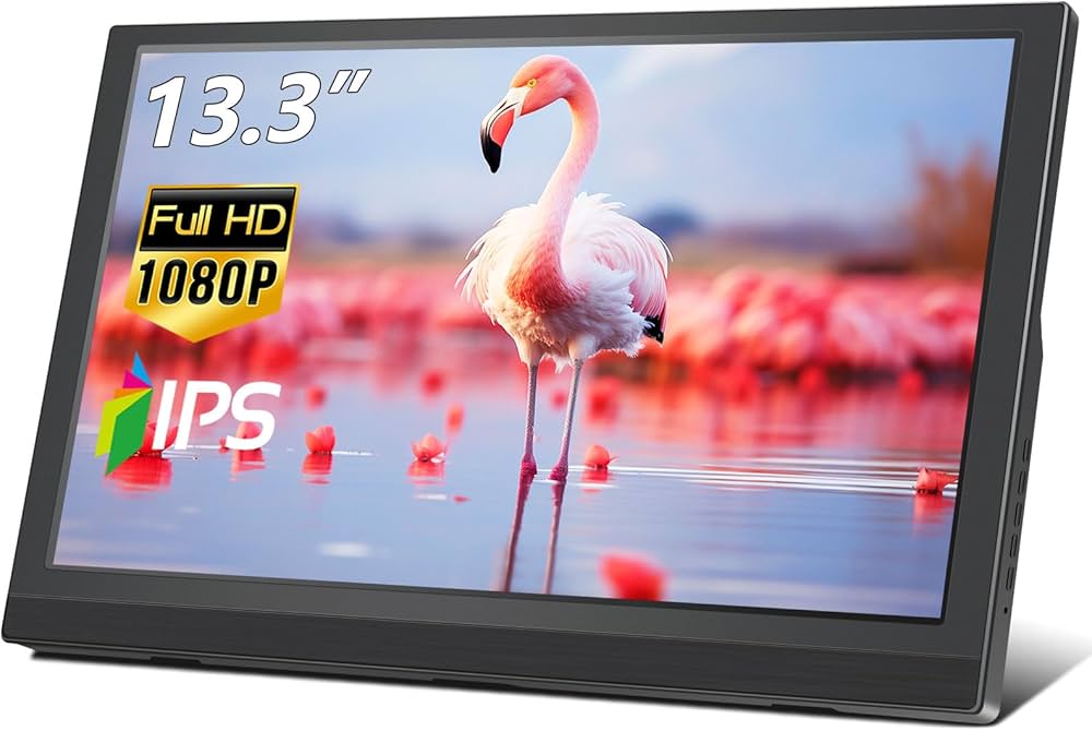Amazon.co.jp: Jhcztrk モバイルモニター 13.3 インチ ポータブル