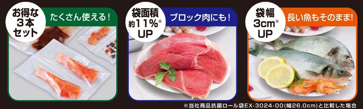 Amazon | CCP 【BONABONAシリーズ】 真空パック器専用抗菌ロール袋