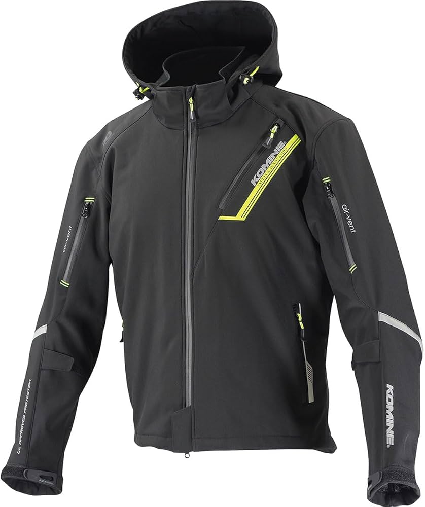 Amazon | [KOMINE] バイク用 ジャケット プロテクトソフトシェル