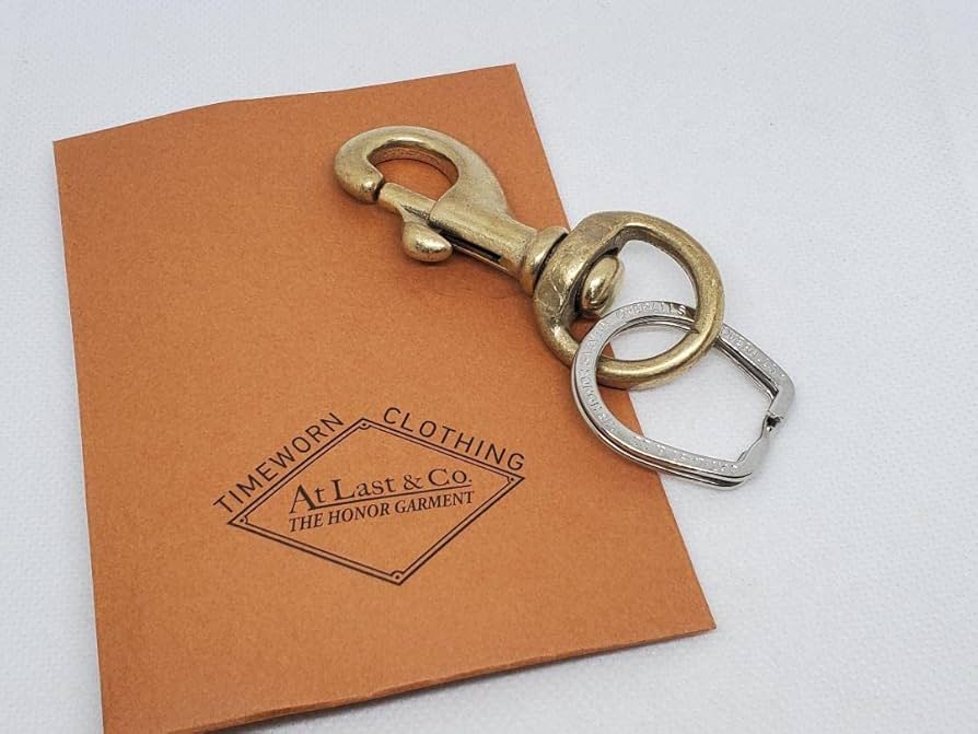 Amazon.co.jp: TIMEWORN AtLast アットラスト キーリング キーホルダー
