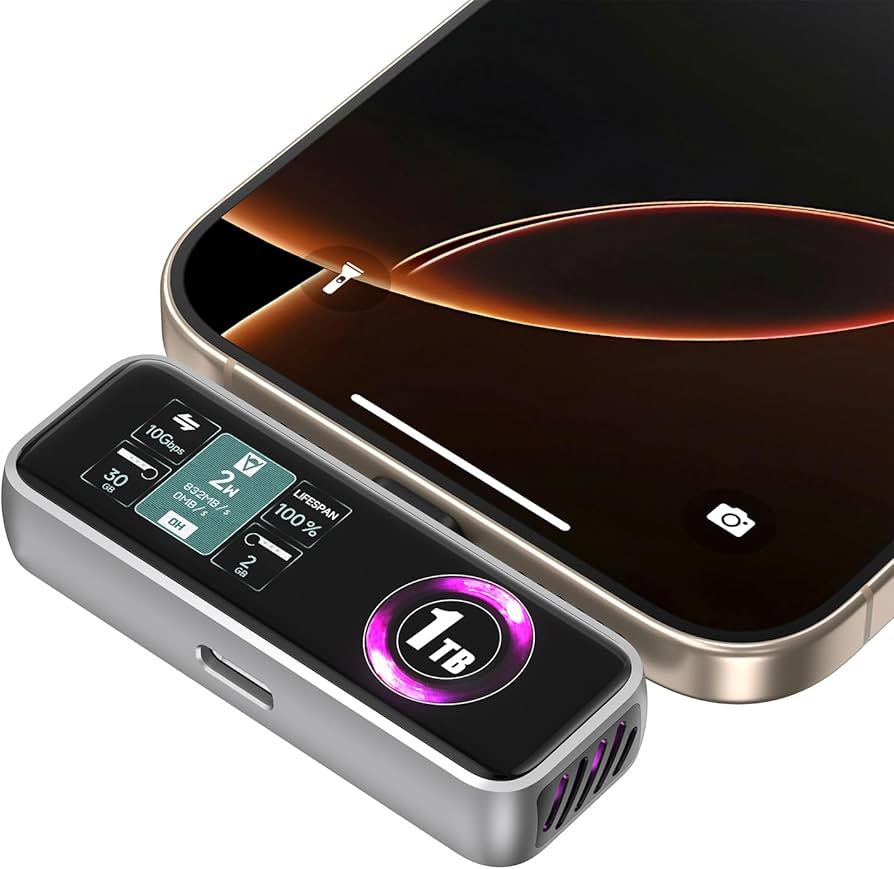 Amazon.com: ZIKE Z791C Magnetic Portable SSD 1 TB, External SSD