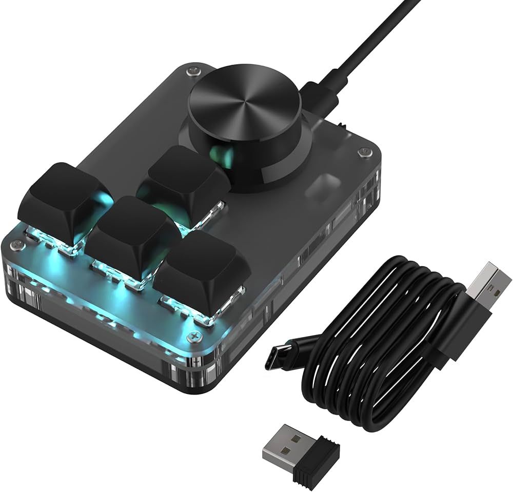 Amazon | BRIMFORD マクロキーボード プログラマブルキーボード 左手