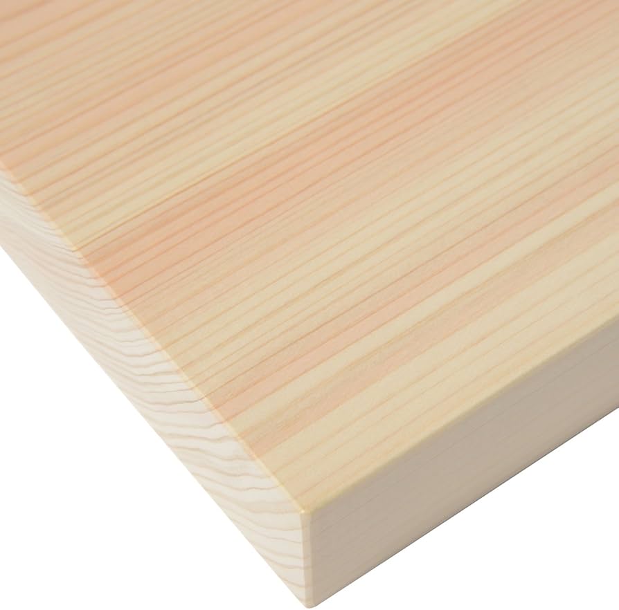 Amazon.co.jp: 寿司屋のまな板 木製（桧）850×300×30mm 「美吉野