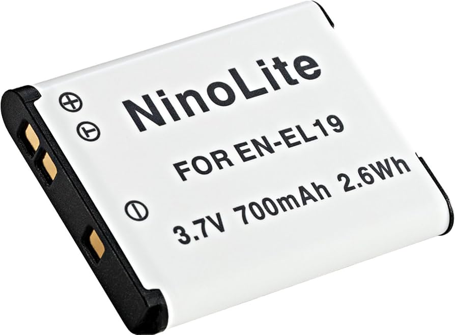 Amazon | NinoLite EN-EL19 互換 バッテリー ニコン COOLPIX S7000